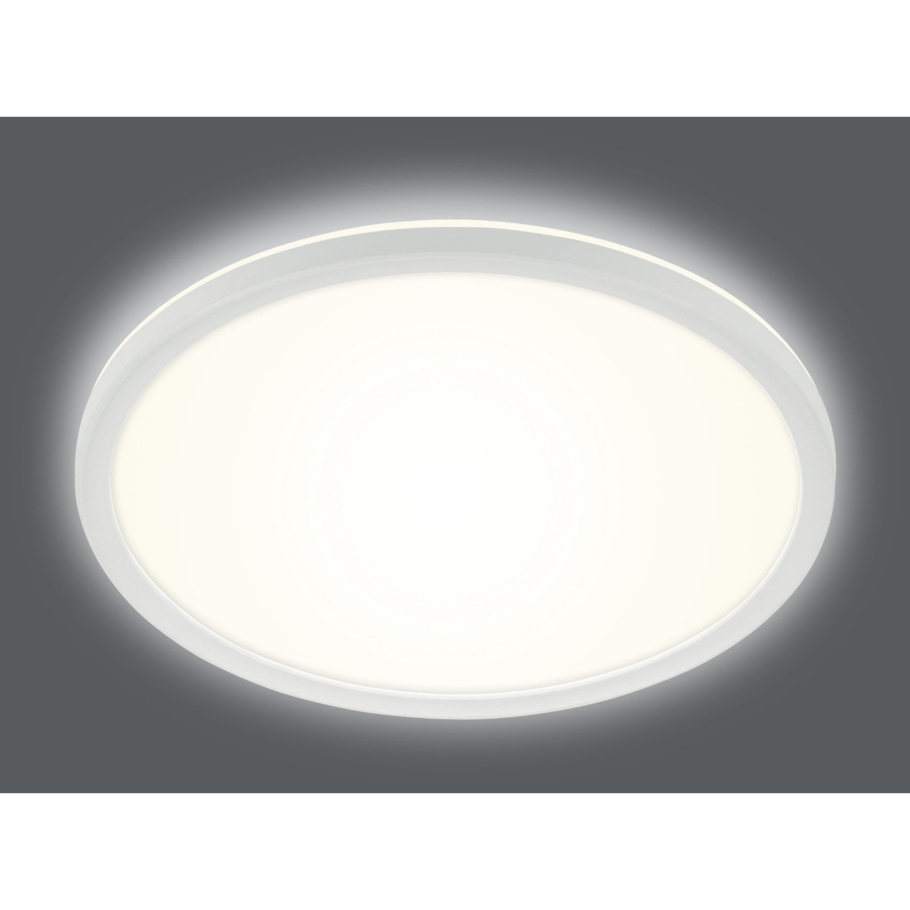 BLULAXA LED Deckenleuchte BLULAXA LED-Deckenleuchte, 18W, 3000K, 2200lm, warmweiß, IP20, weiß