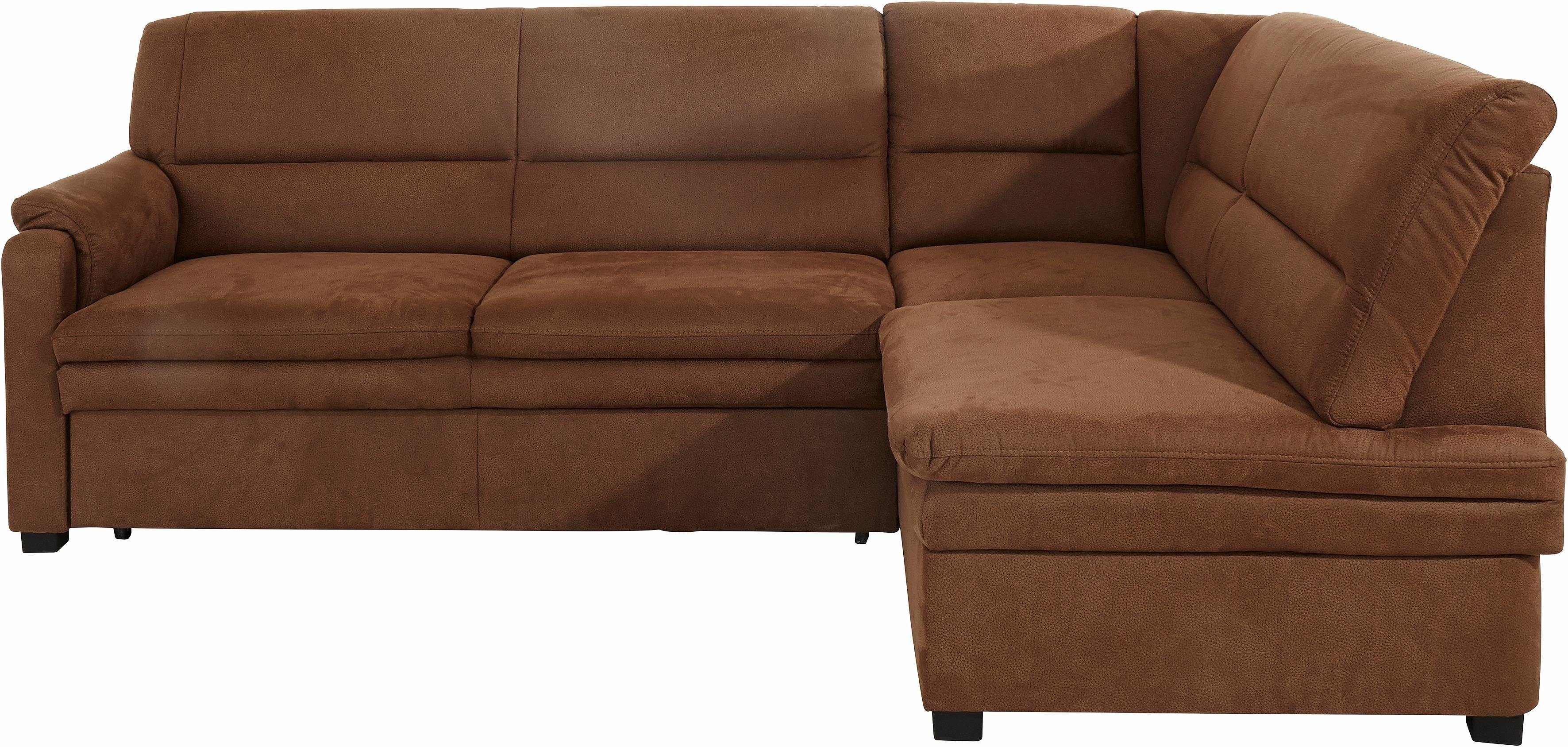 sit&more Ecksofa "Pisa L-Form", mit Federkern, wahlweise mit Bettfunktion günstig online kaufen