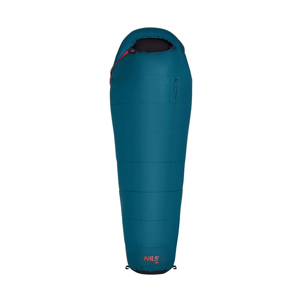 NILS CAMP Schlafsack Trekkingschlafsack Winterschlafsack (Spar-Set, 1 tlg., 184 x 84 cm warm), Mumienform, warm bis -13 °C, Kompressionsbeutel