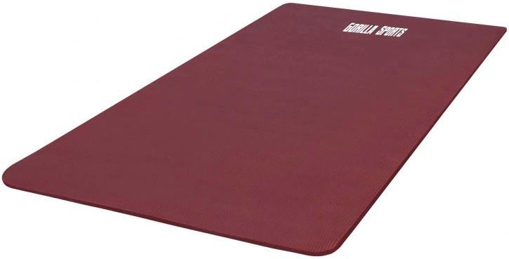 GORILLA Yogamatte dunkelrot SPORTS 1,5 190 100 cm x Sportmatte x