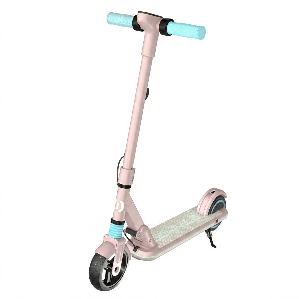 kowdom Elektro-Kinderroller Kinder E-Scooter 14km/h faltbar LED-Display 130W Dämpfung, faltbar, LED-Display, Dämpfung, Kinder-E-Scooter
