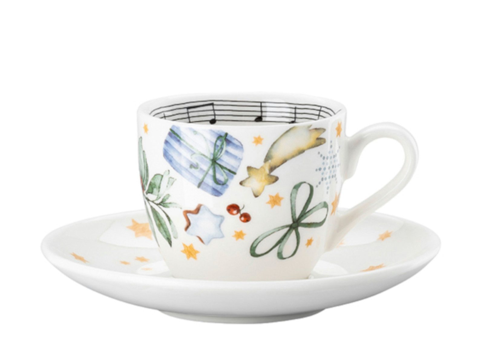 Hutschenreuther Espressotasse Sammelserie 2025 Все Jahre wieder Espressotasse 2tlg, Porzellan