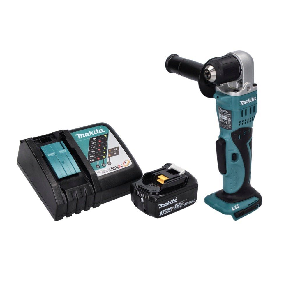 Thumbnail - Makita Winkelbohrmaschine DDA 351 RF1 Akku Winkelbohrmaschine 18 V 13,5 Nm + 1x Akku 3,0 Ah + L