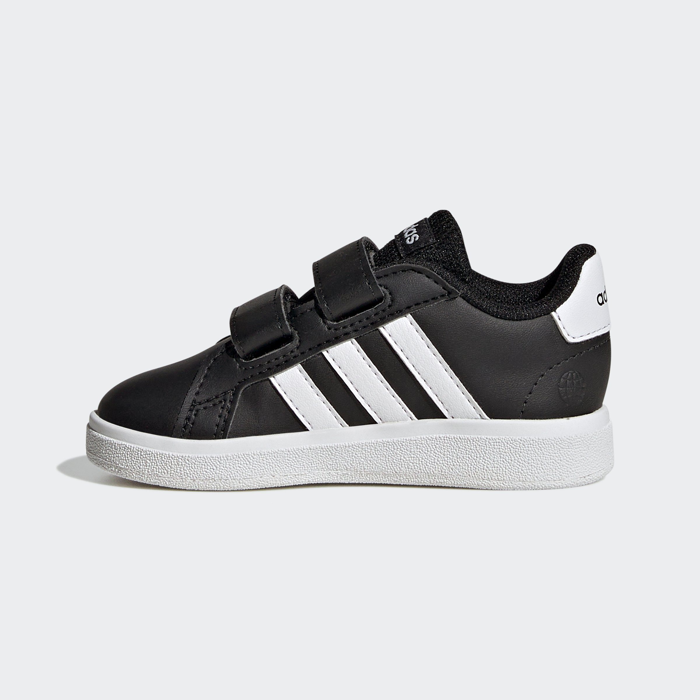adidas Sportswear GRAND COURT LIFESTYLE HOOK AND LOOP Sneaker für Kinder, Design auf den Spuren des adidas Superstar