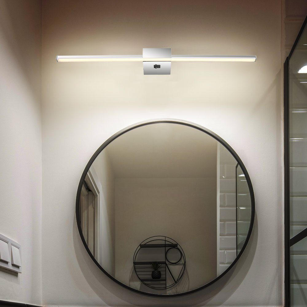 Wandleuchte Spiegelleuchte Wandleuchte, Badezimmerlampe Metall LED etc-shop IP44 Wandlampe LED