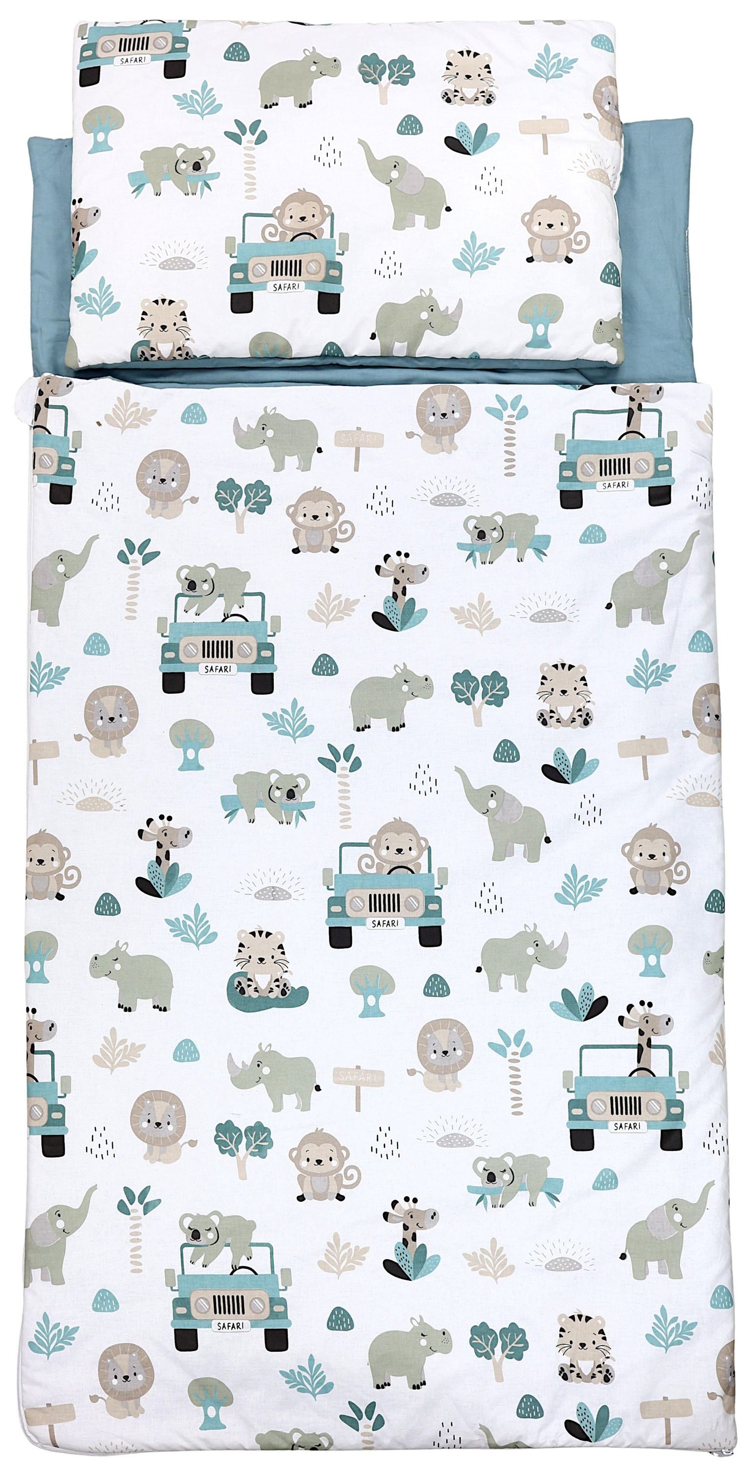 TupTam Deckenschlafsack TupTam Kindergarten Schlafsack mit Kissen und Beutel für unterwegs