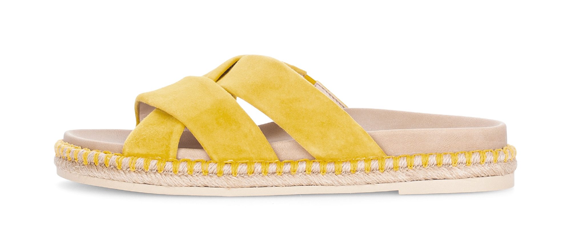 Gabor Pantolette Plateau, Sommerschuh, Schlupfschuh in modischer Optik