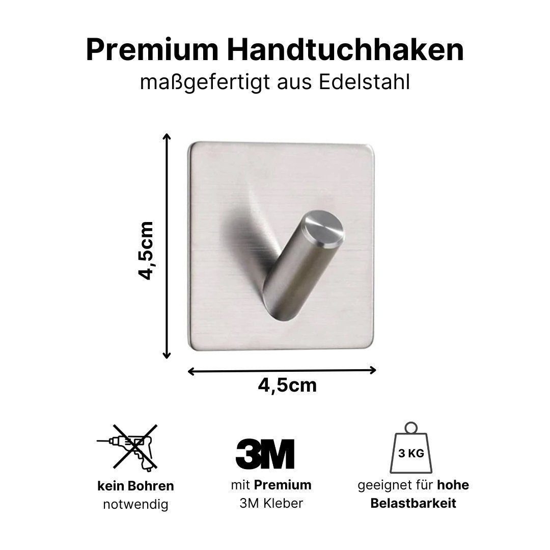 LIVINA HOME Handtuchhaken Haken selbstklebend Bad und Küche, Handtuchhalter günstig online kaufen