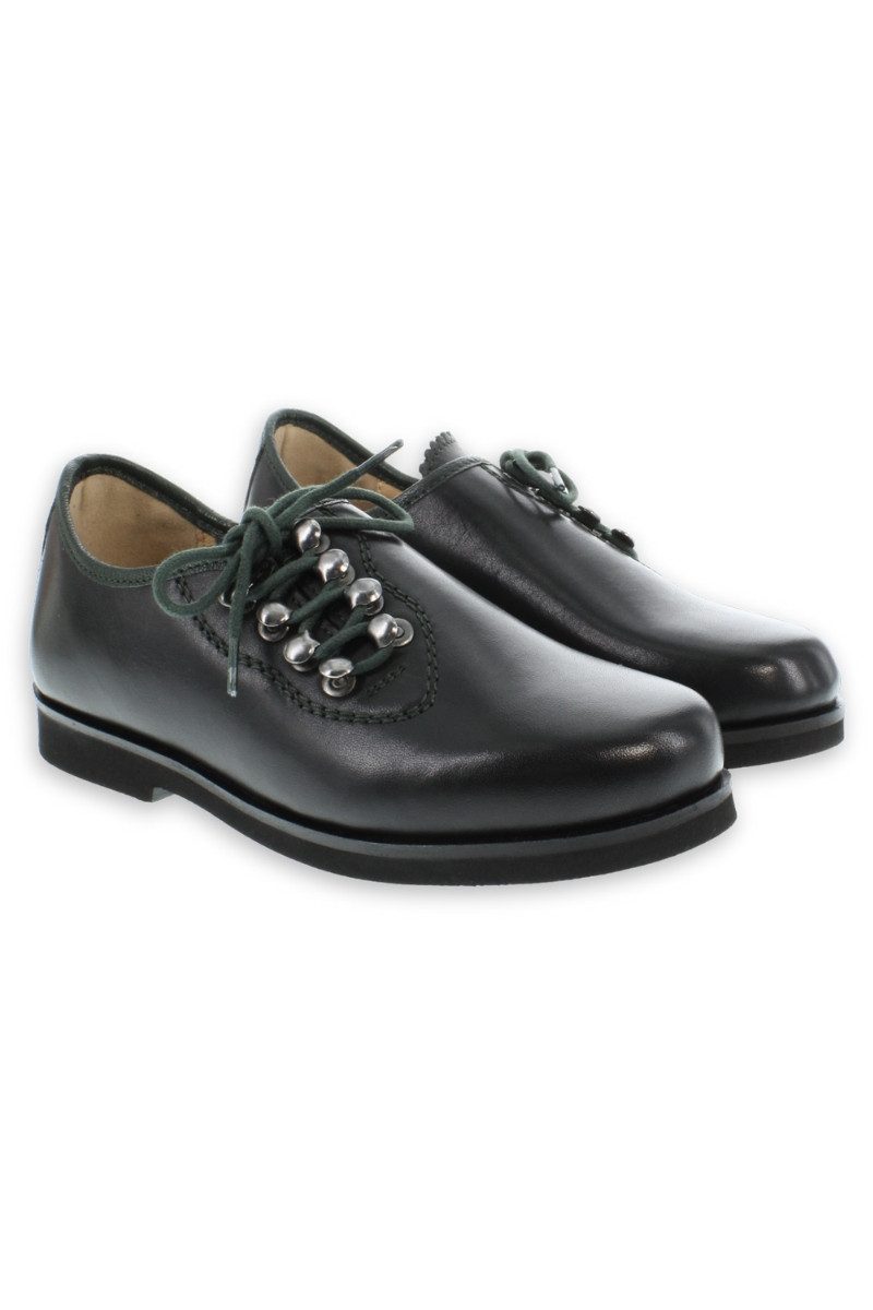 XAVER LUIS Schuhmanufaktur Haferlschuhe Kinder - FRANZL - schwarz Sneaker Ballerinas