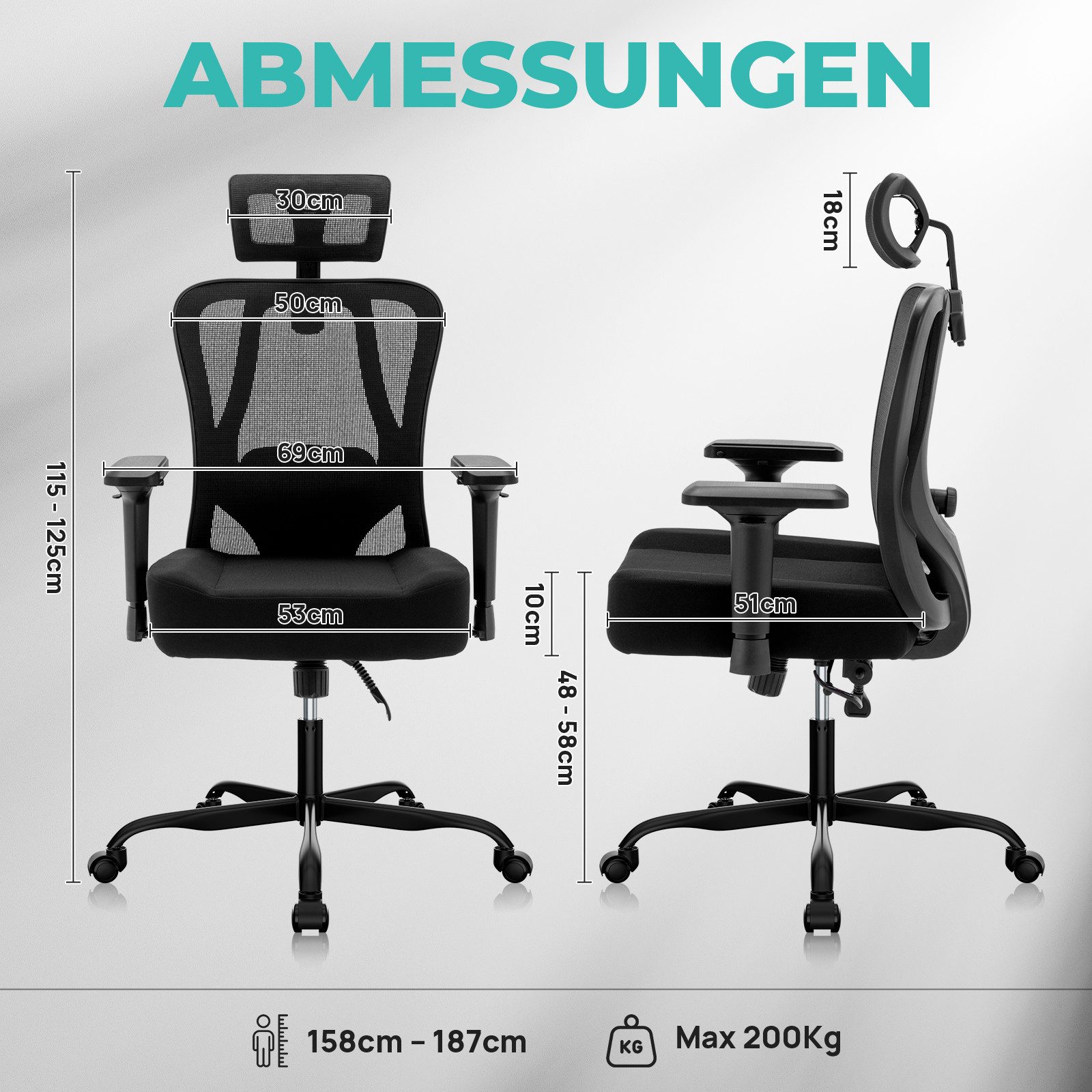 SeedWave Bürostuhl Ergonomischer Office Chair mit günstig online kaufen