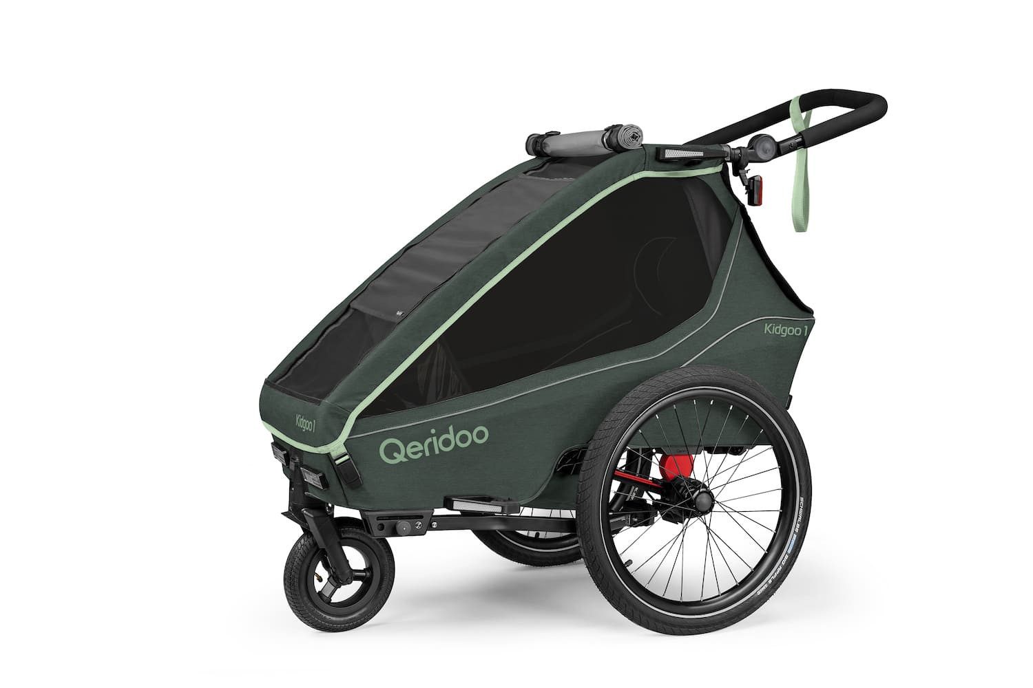 Qeridoo Fahrradkinderanhänger Kidgoo 1 für 1 Kind (2026)