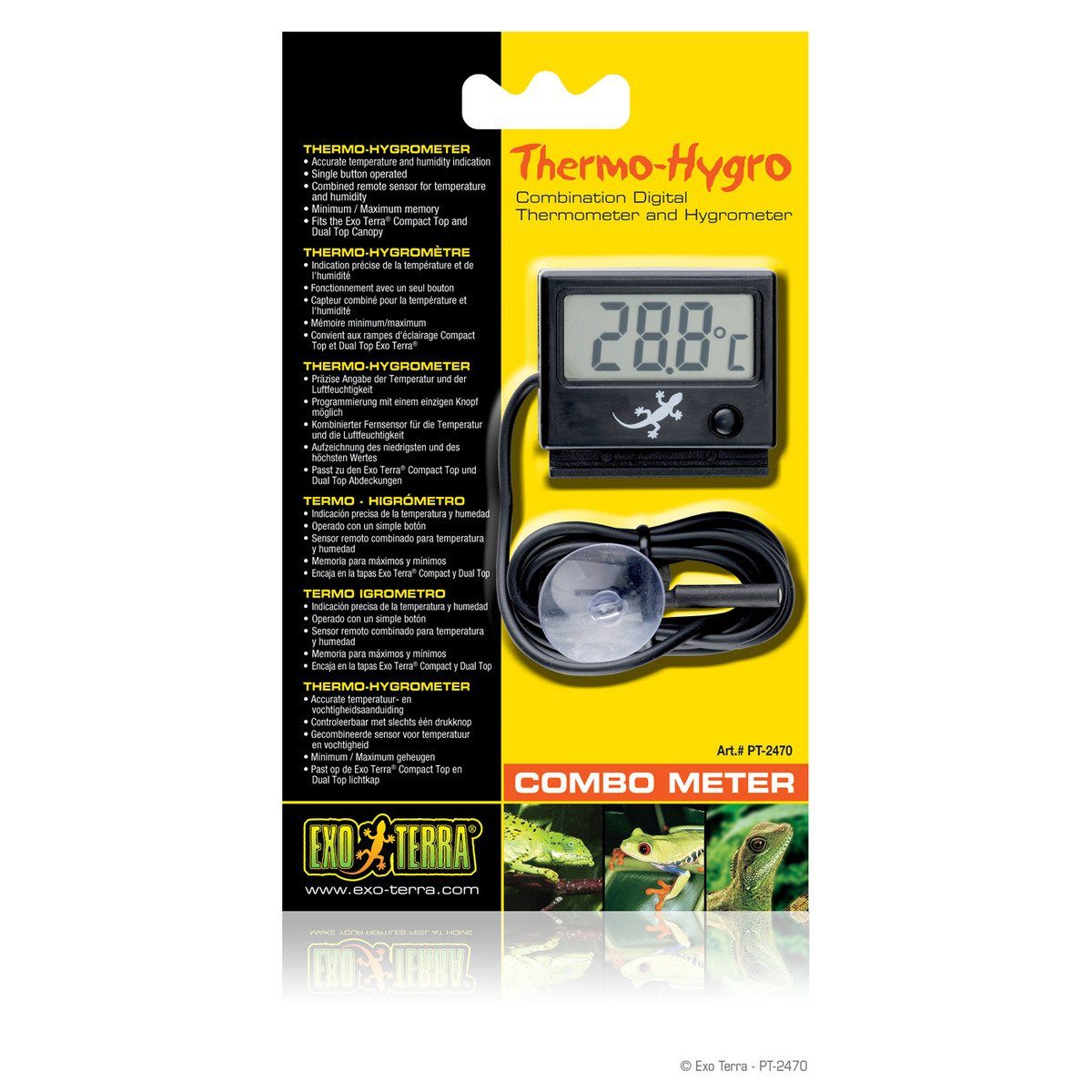 Terrarium-Klimasteuerung LED Thermo- und Hygrometer