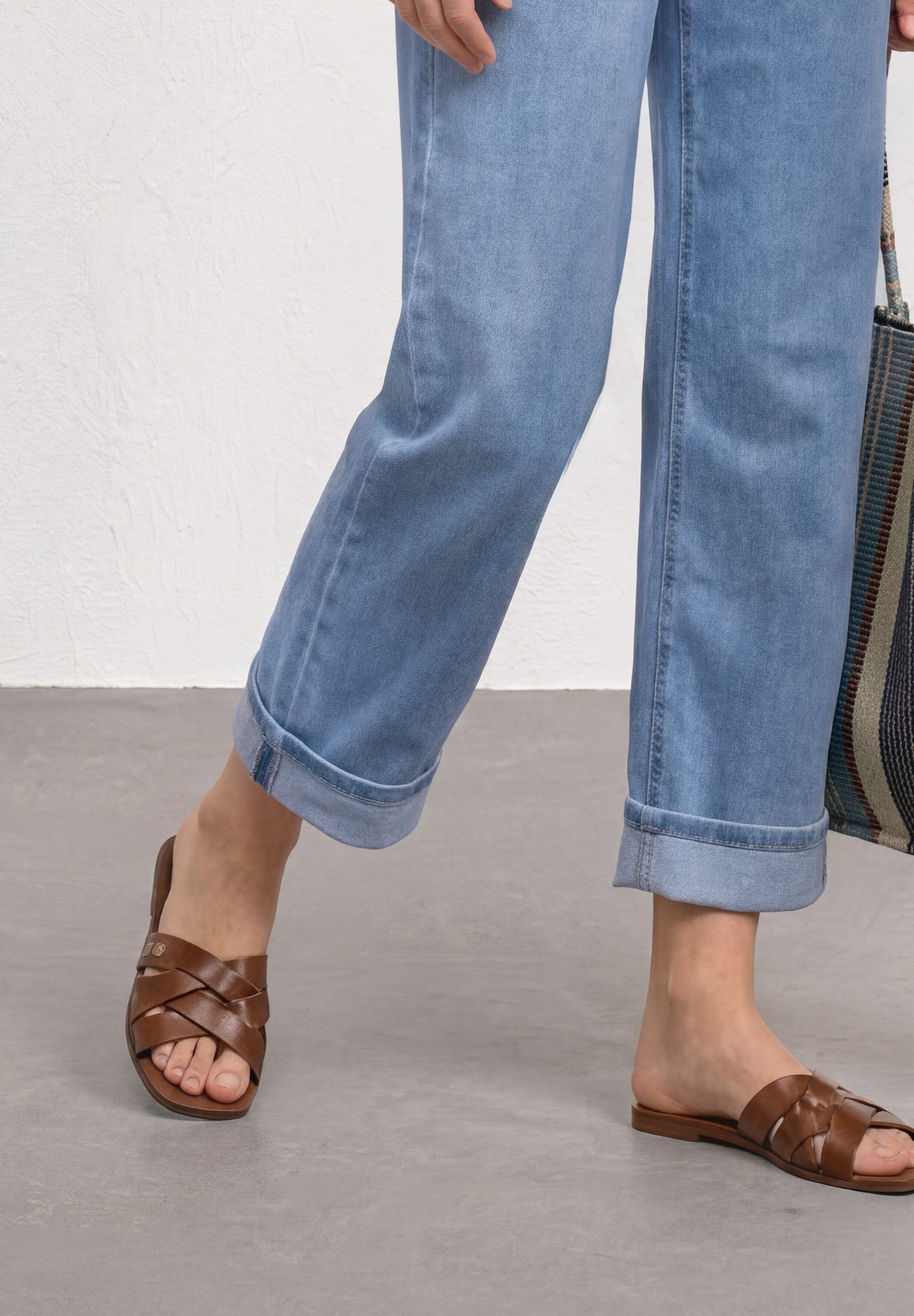 STREET ONE 5-Pocket-Jeans im Casual Fit mit Turn-Up