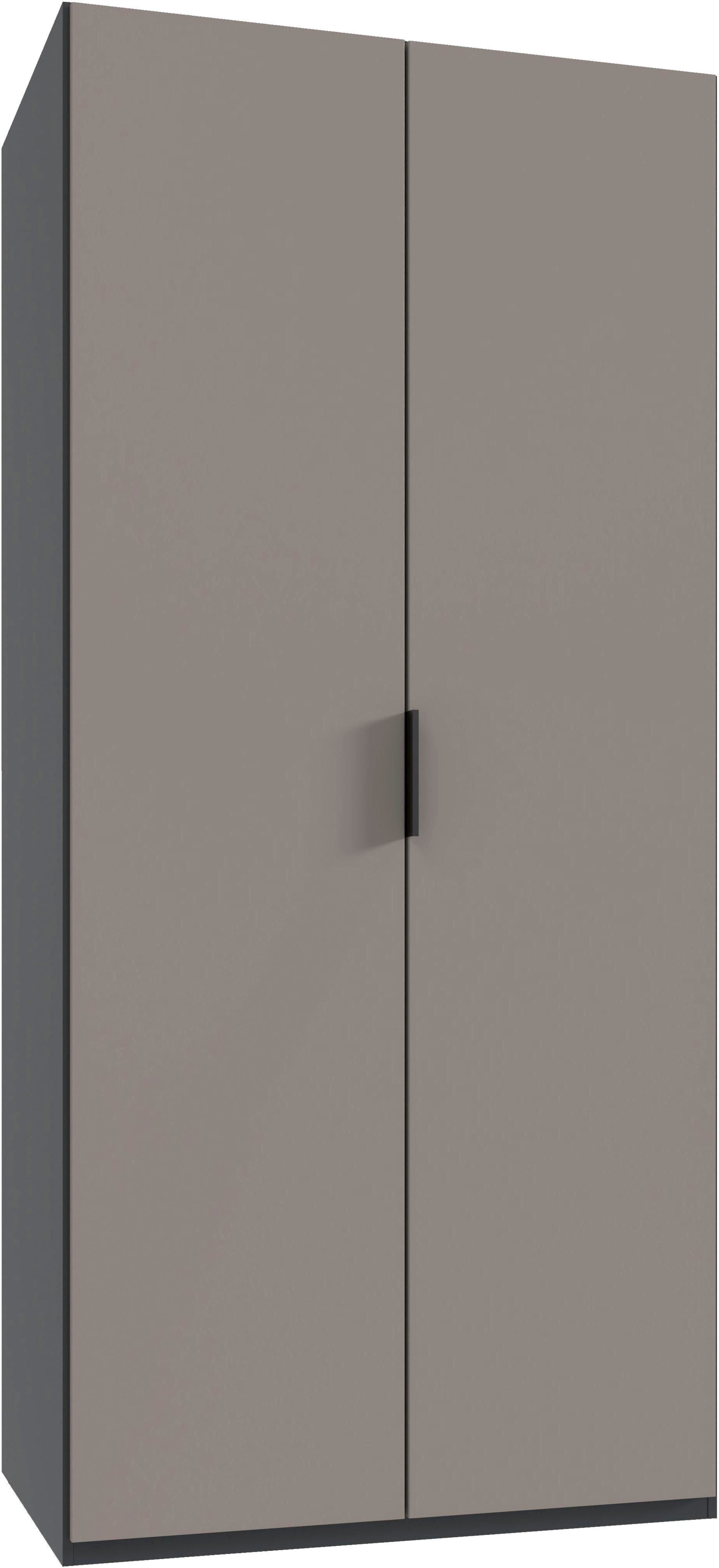 Wimex Kleiderschrank Oxford by fresh to go, in 3 Breiten, Made in Germany (wahlweise mit oder ohne Spiegel) mit hochwertigen Falttüren für den perfekten Überblick