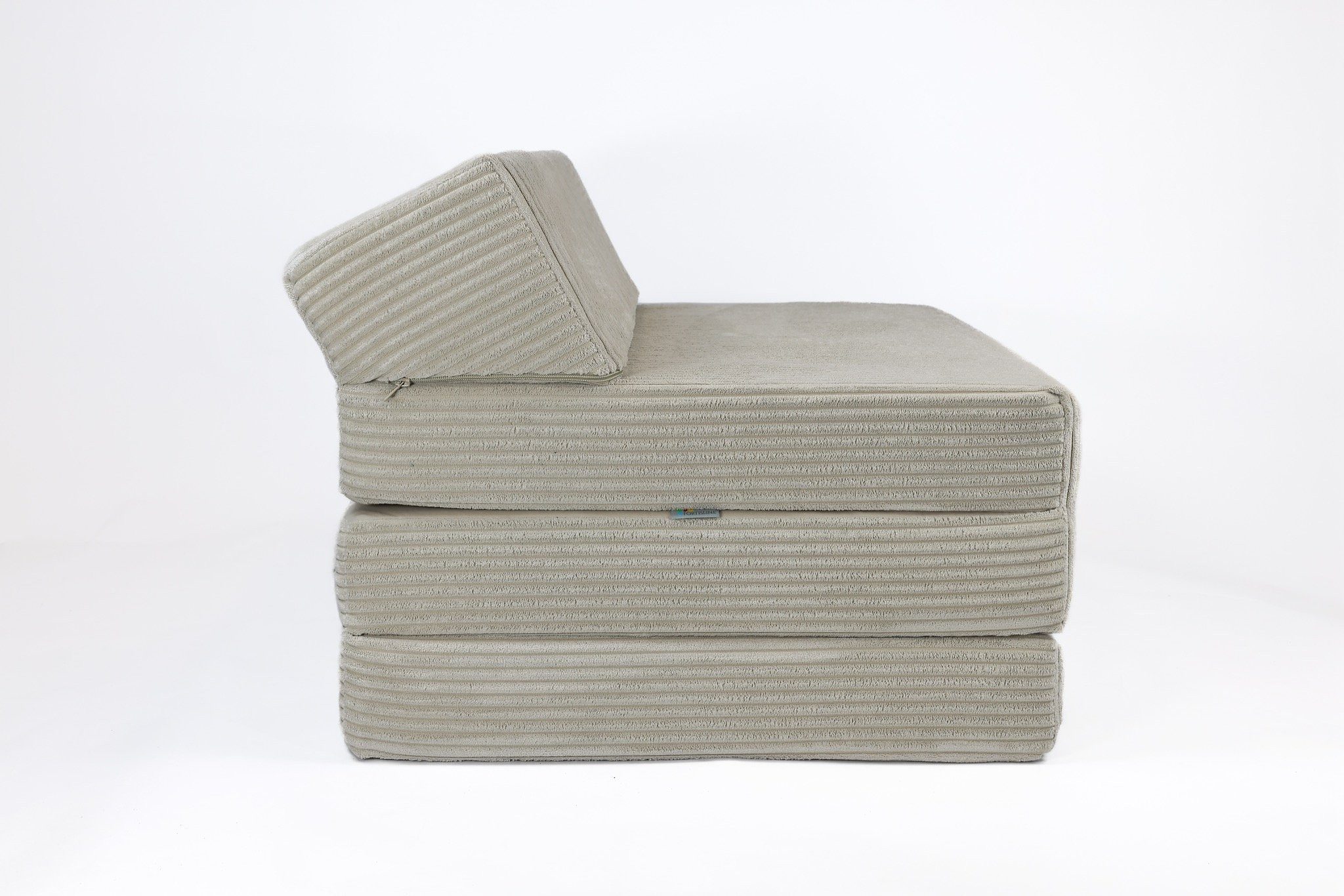 Klappmatratze Klappmatratze mit Kopfteil aus Cord, FORTISLINE, Klappbar, al günstig online kaufen