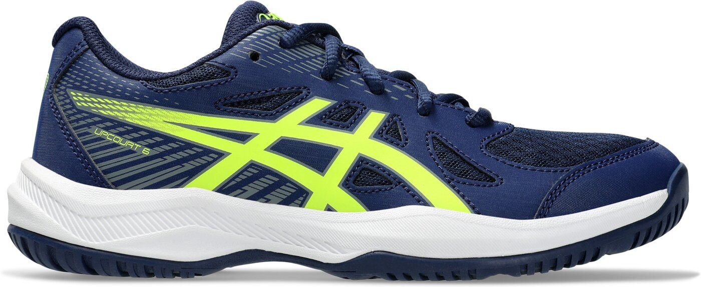 Asics UPCOURT 6 GS BLUE EXPANSE/SAFETY YELLOW Basketballschuh