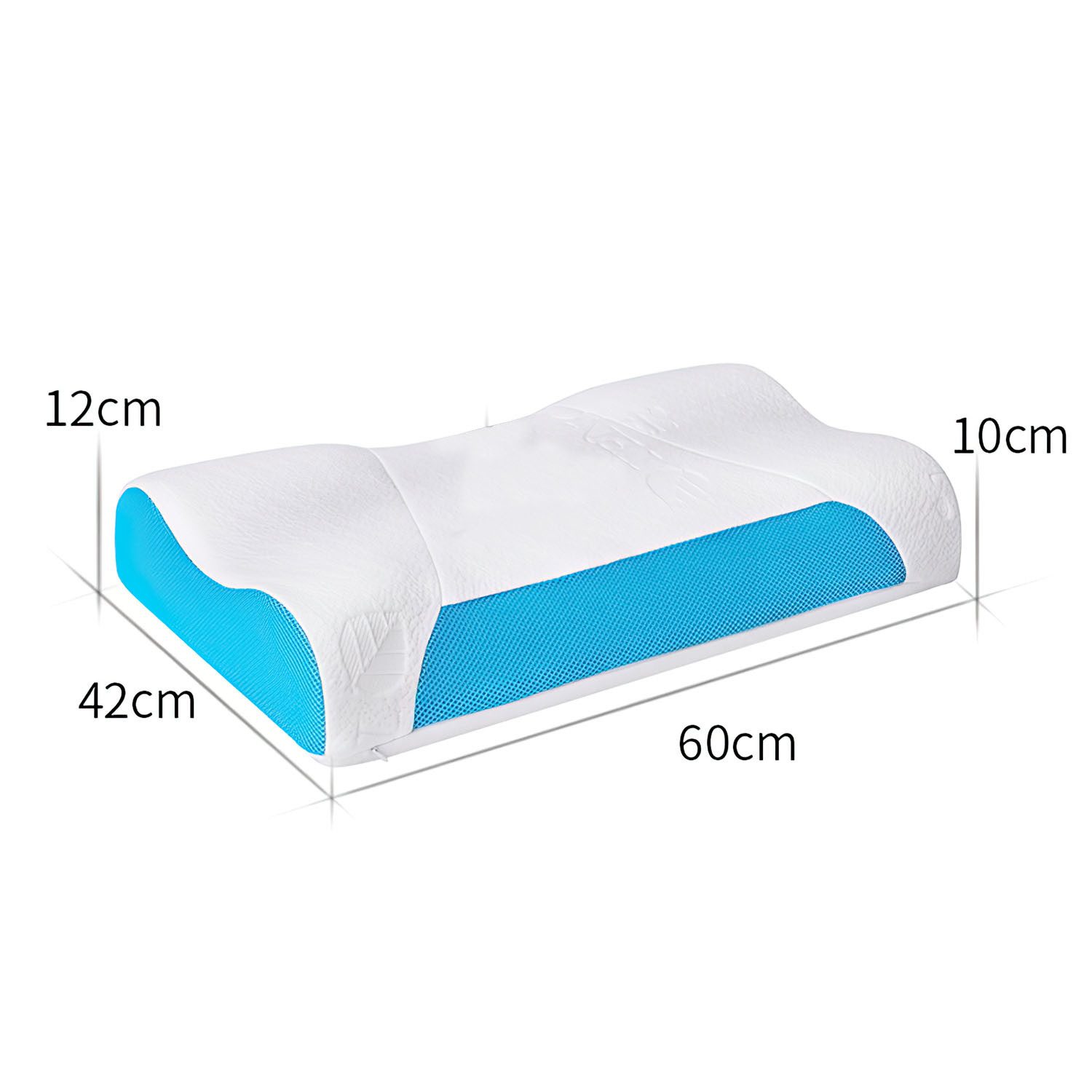 Refined Living Nackenstützkissen Kopfkissen Memory Foam Kissen 60D Nackenki günstig online kaufen