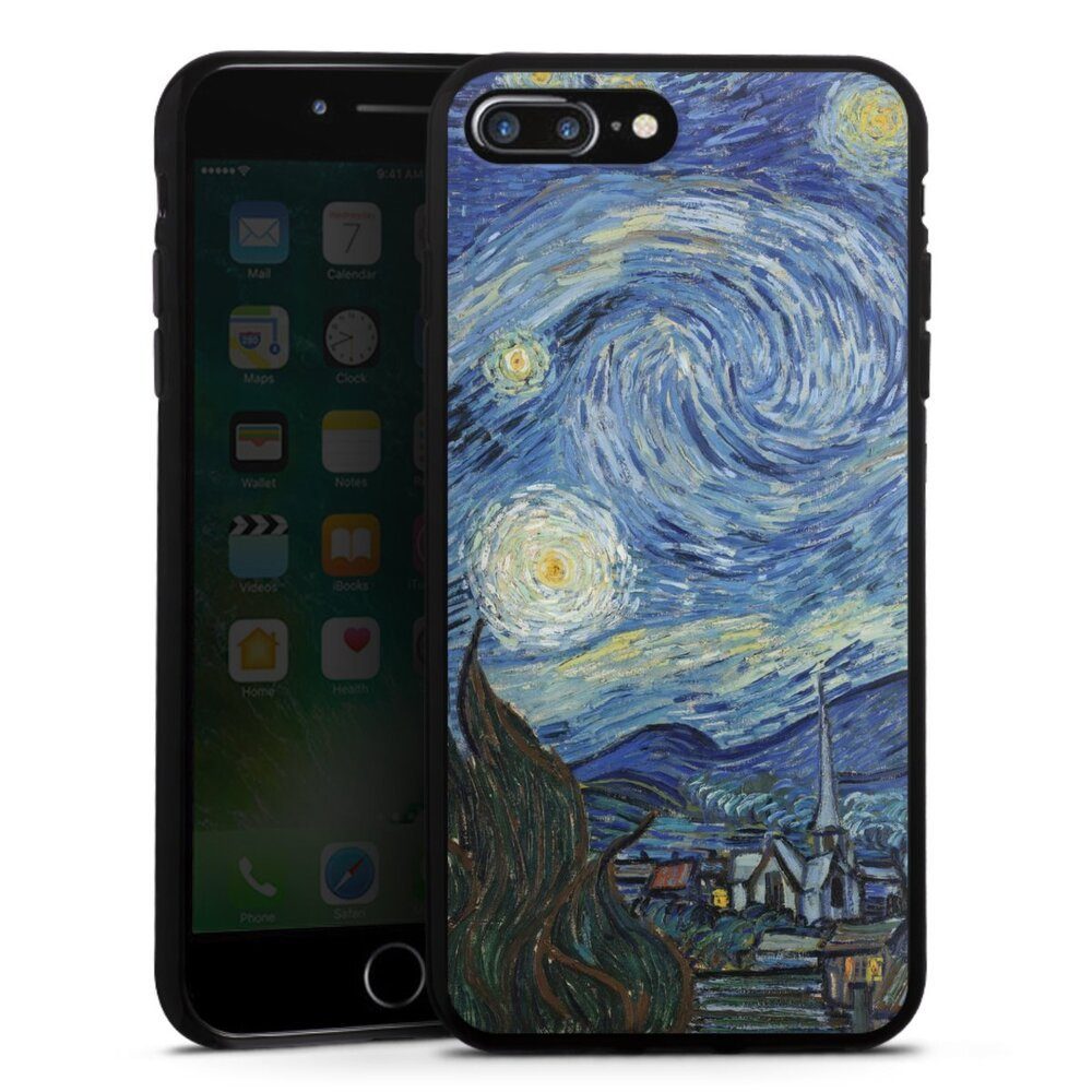 DeinDesign Handyhülle Kunst The Starry Night The Starry Night by Vincent van Gogh, Apple iPhone 7 Plus Silikon Hülle Bumper Case Handy Schutzhülle