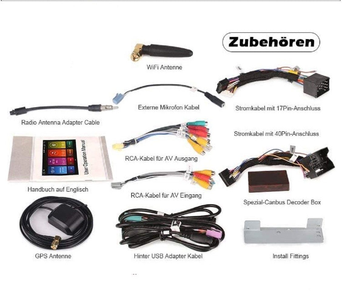 GABITECH 7 zoll Android Carplay Autoradio DVD USB GPS Navi für BMW E53 X5/M5 Autoradio