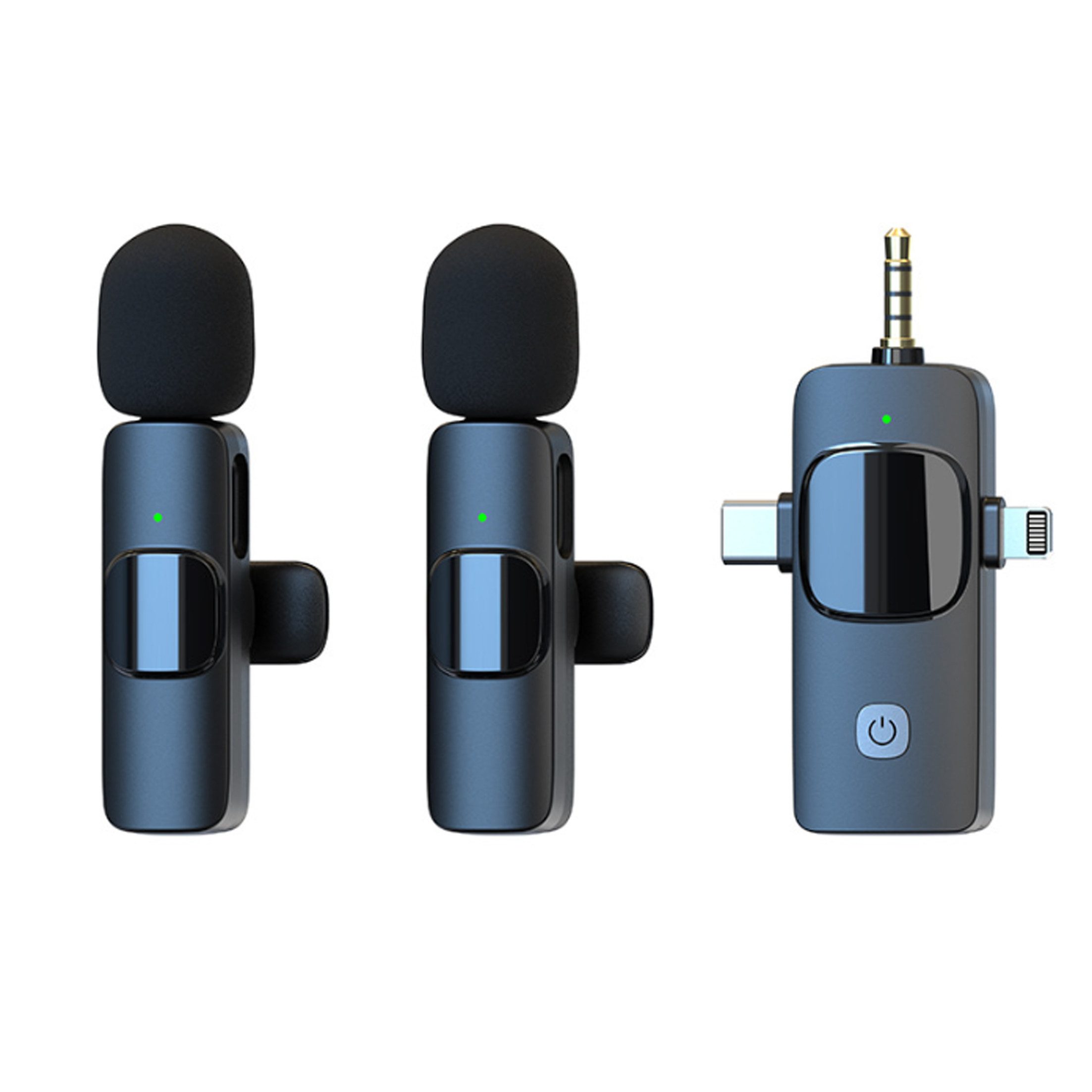 Diida Mikrofon Professionelles drahtloses Lavalier-Mikrofon,Miniatur-Mikrofon, Für Live-Streaming,YouTube,Vlogging,intelligente Rauschunterdrückung