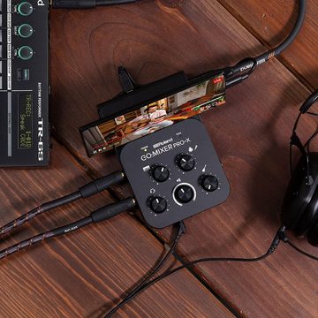 Roland Audio Roland GO:Mixer Pro-X Audio-Interface + Kopfhörer Digitales Aufnahmegerät