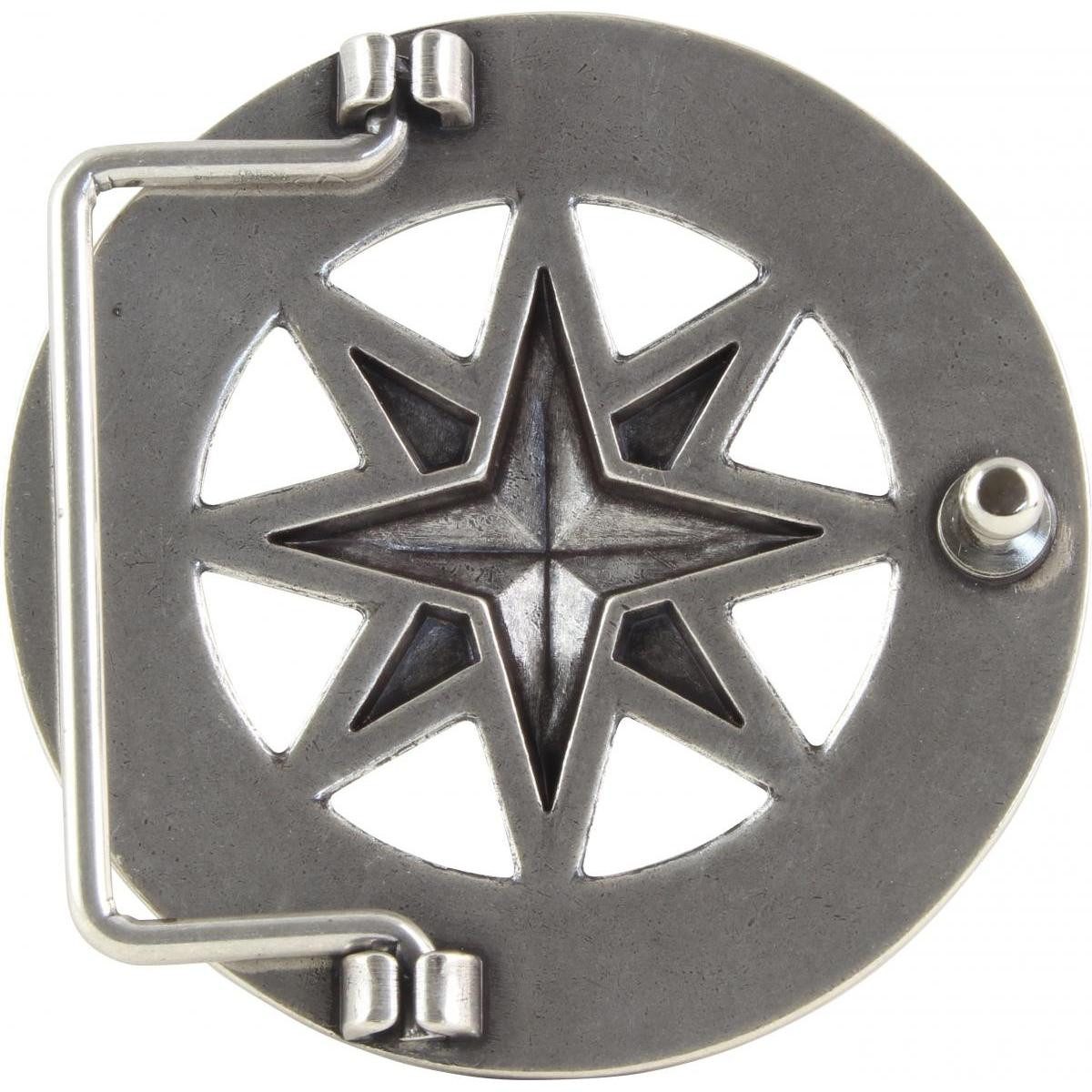 BELTINGER Gürtelschnalle Kompass 4,0 cm - Buckle Wechselschließe Gürtelschließe 40mm - Gürtel b (1-St)