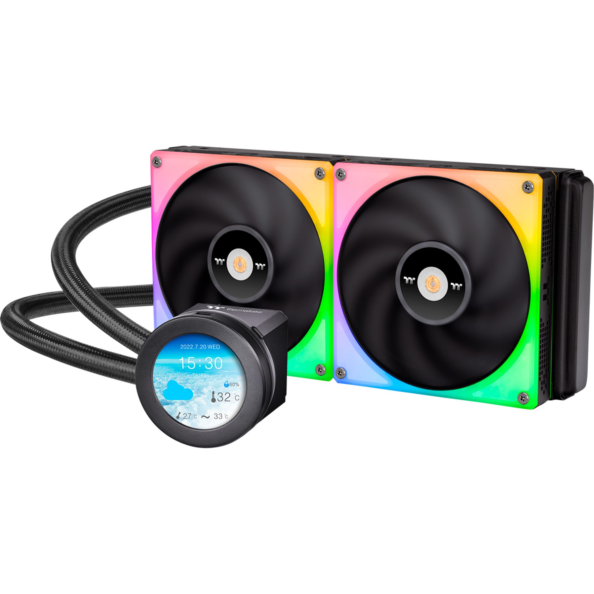 Thermaltake CPU Kühler Thermaltake TOUGHLIQUID Ultra 280 RGB AIO Liquid Cooler 280mm