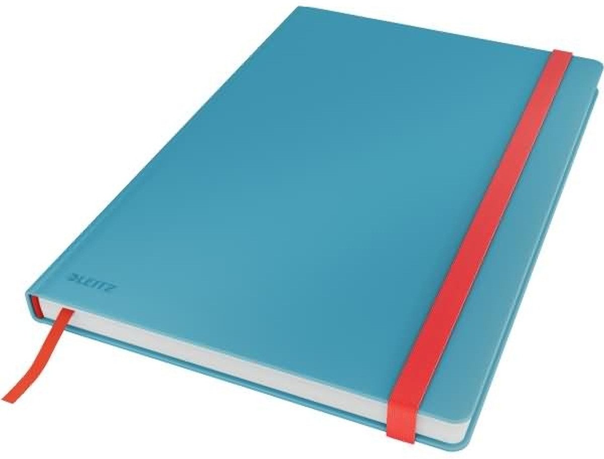 LEITZ Notizbuch Notizbuch Cosy B5 fester Einband liniert blau (5 Stück)