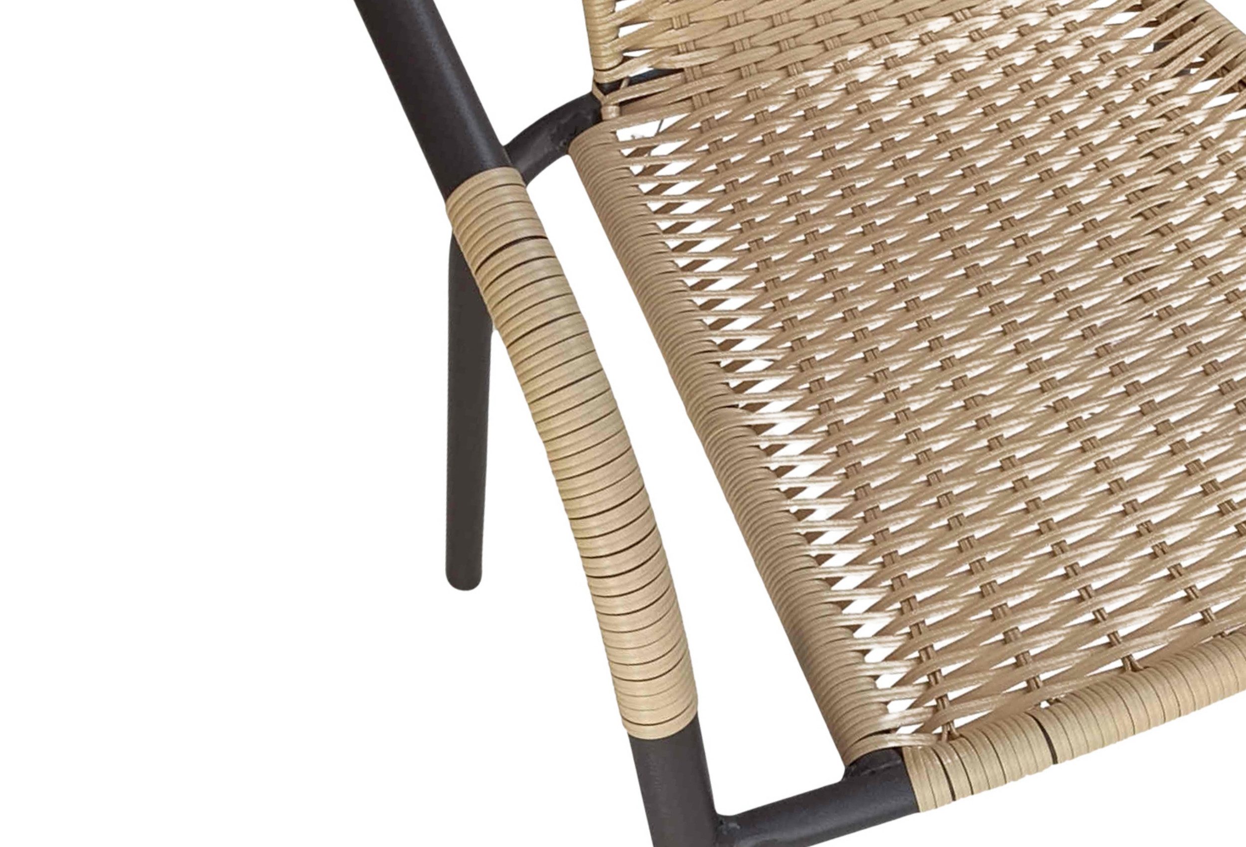 LC Garden Stapelstuhl Garvista Stapelstuhl 54x52x72cm schwarz Gartenstuhl T günstig online kaufen