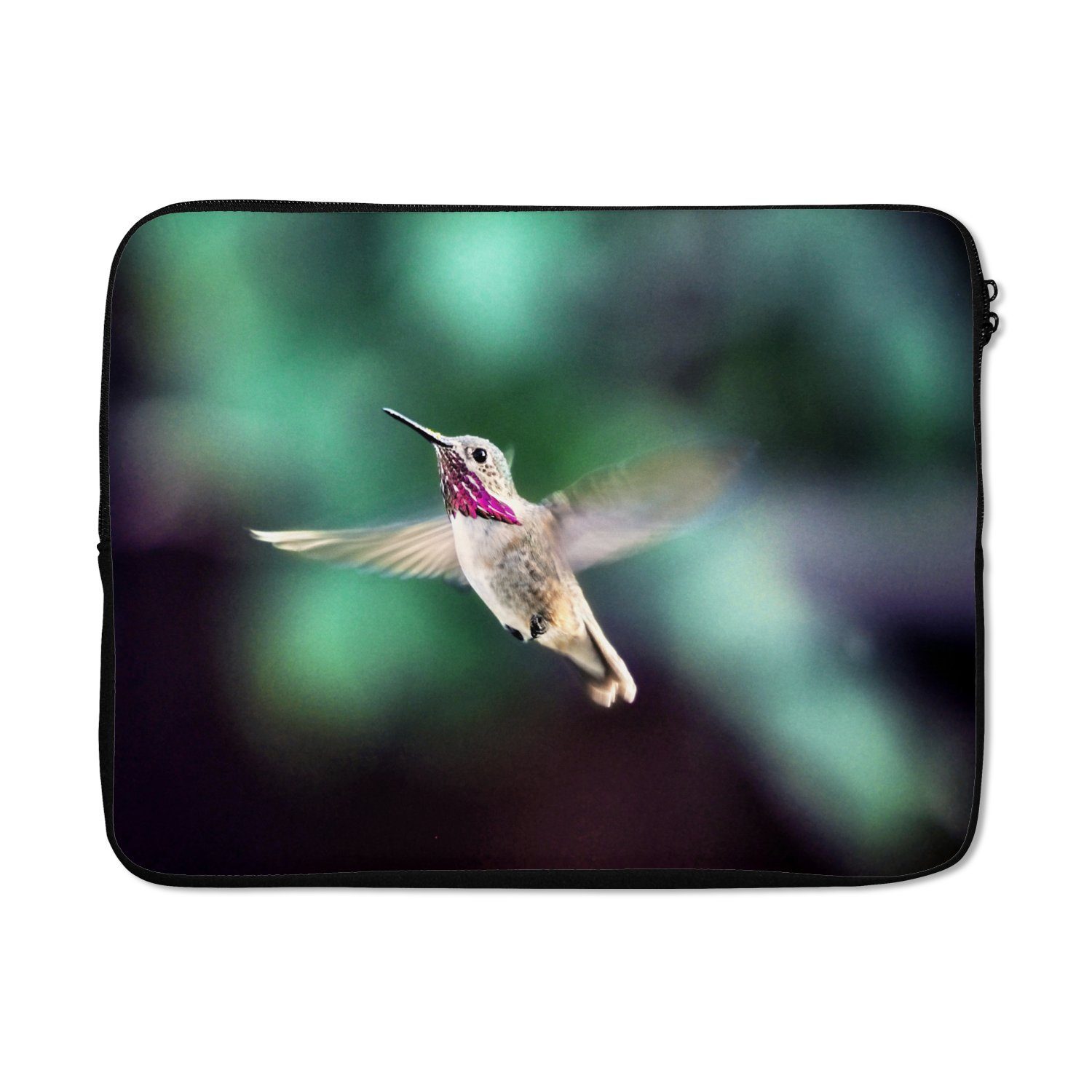 Laptop-Hülle Kolibri - Schwarz