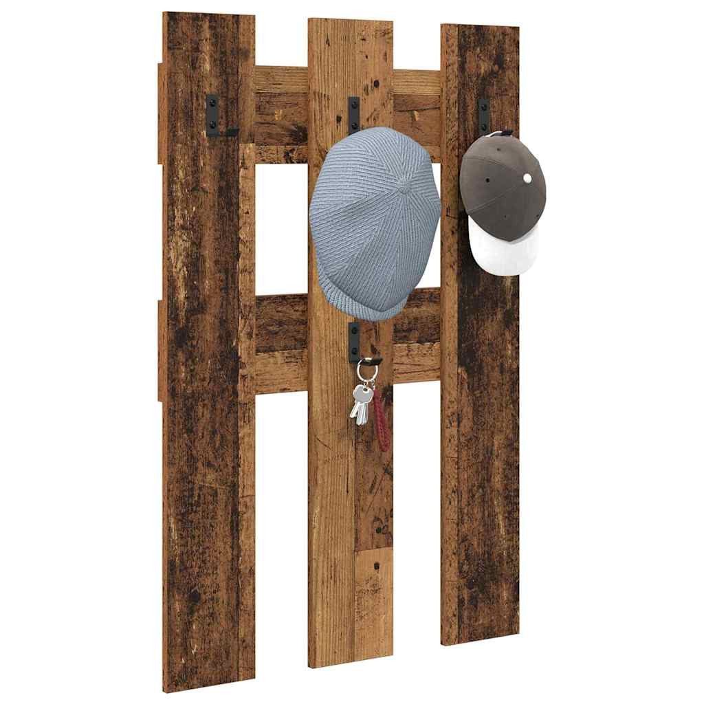 vidaXL Regal Wandmontierter Kleiderständer Altholz 65 günstig online kaufen