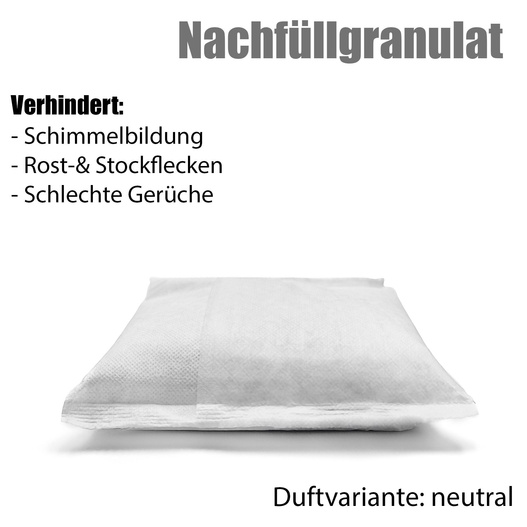 BigDean Granulat-Luftentfeuchter 4 Stück Nachfüllpack Luftentfeuchter günstig online kaufen