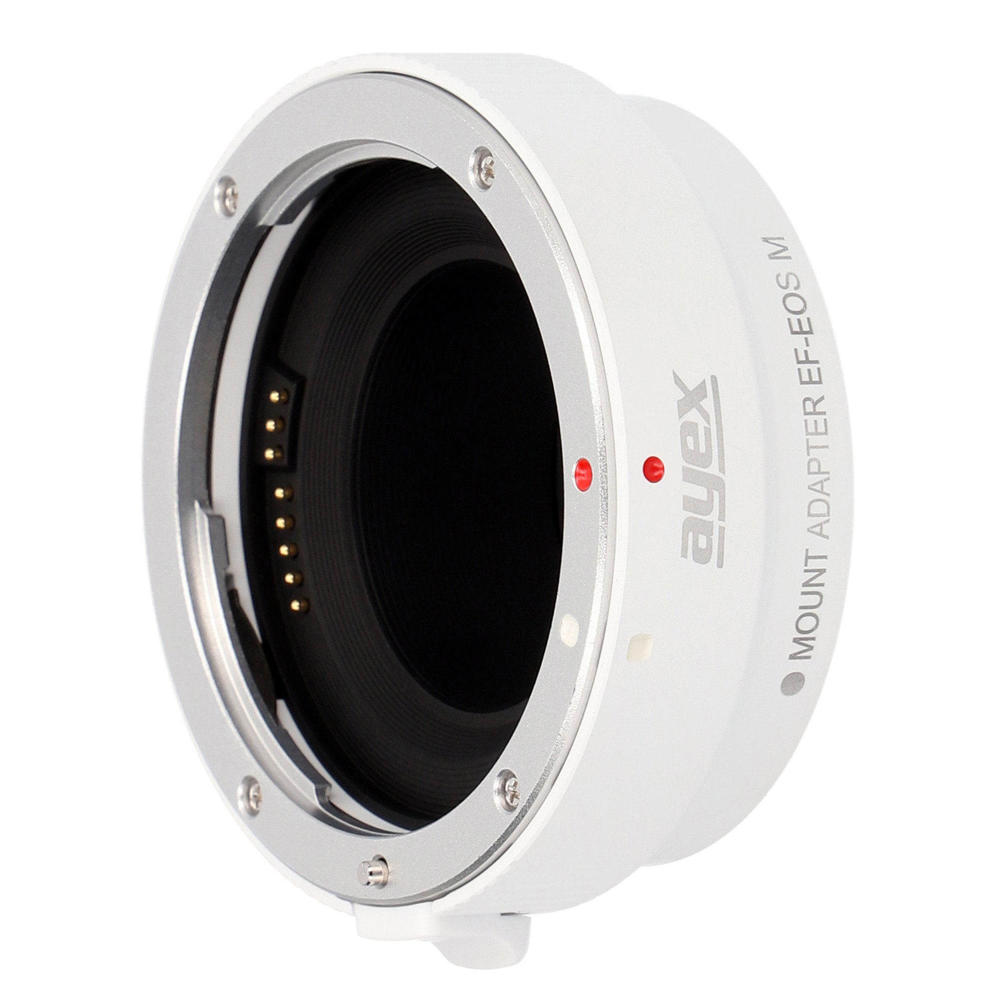 ayex Objektivadapter für Canon EF an Canon EOS M Autofokus EF-EOS M Weiß Objektiv-Adapter