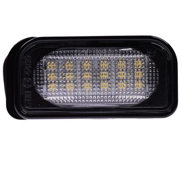 Vinstar KFZ-Ersatzleuchte LED Kennzeichenbeleuchtung E-geprüft für Mercedes-Benz, kompatibel mit: Mercedes-Benz W203 LIMO / Chrysler Crossfire