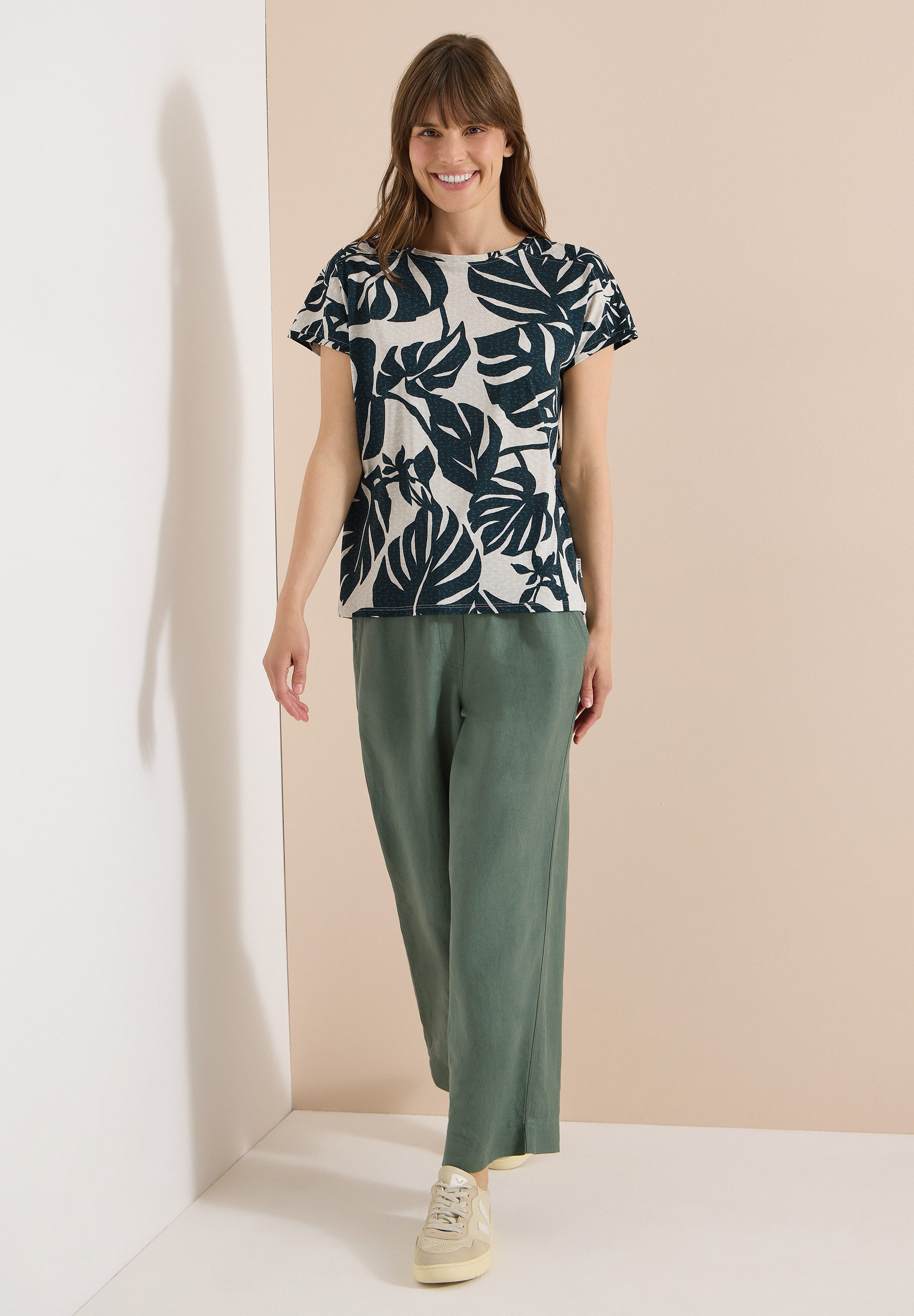 CECIL T-Shirt im angenehmen Materialmix – Bild 3 von 5