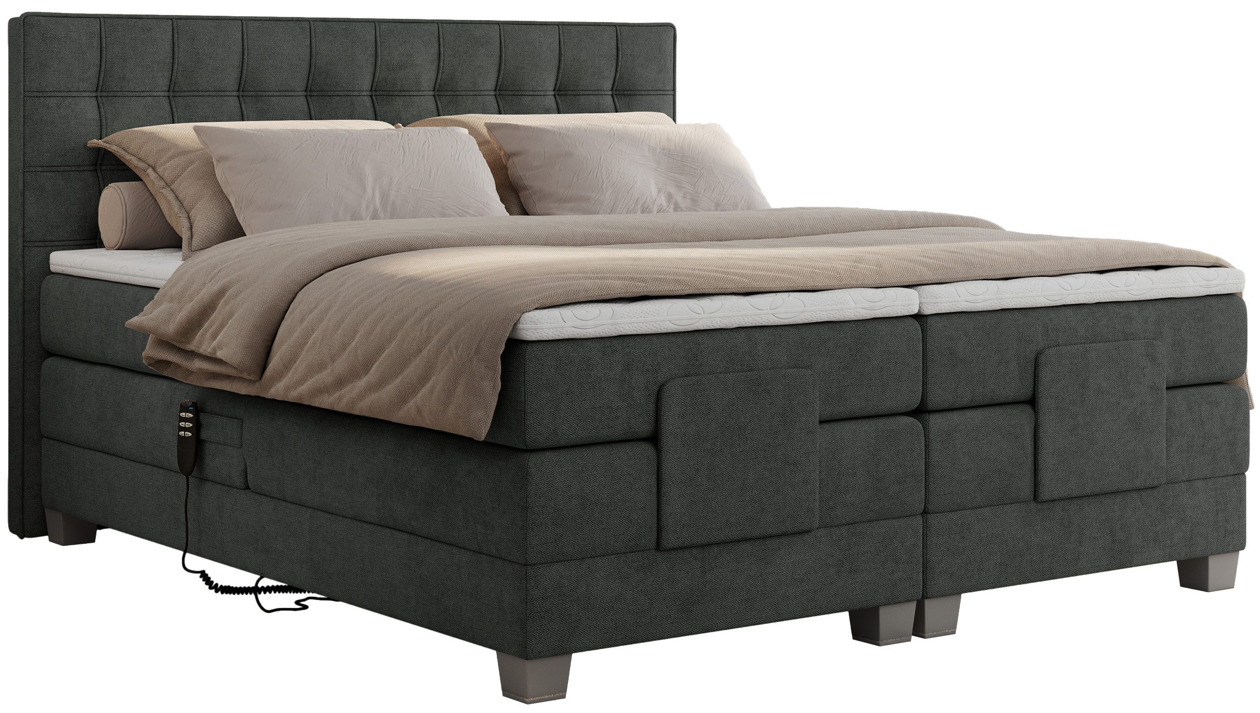 MKS MÖBEL Boxspringbett ELECTRO (Set, Packung, günstig online kaufen