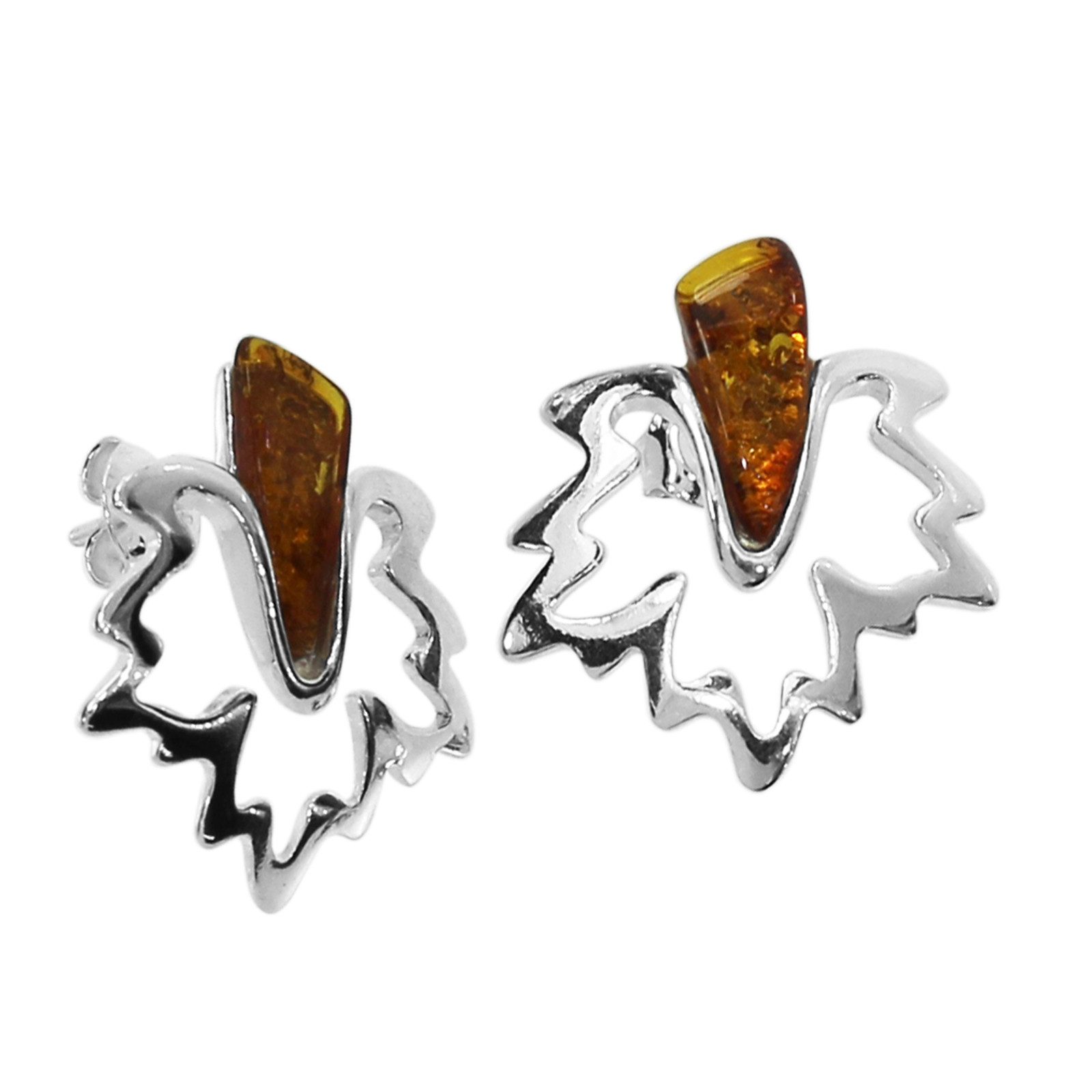 OSTSEE-SCHMUCK Paar Ohrstecker Ostsee-Schmuck Ohrstecker Ahorn Ohrstecker Ahorn (2-tlg)