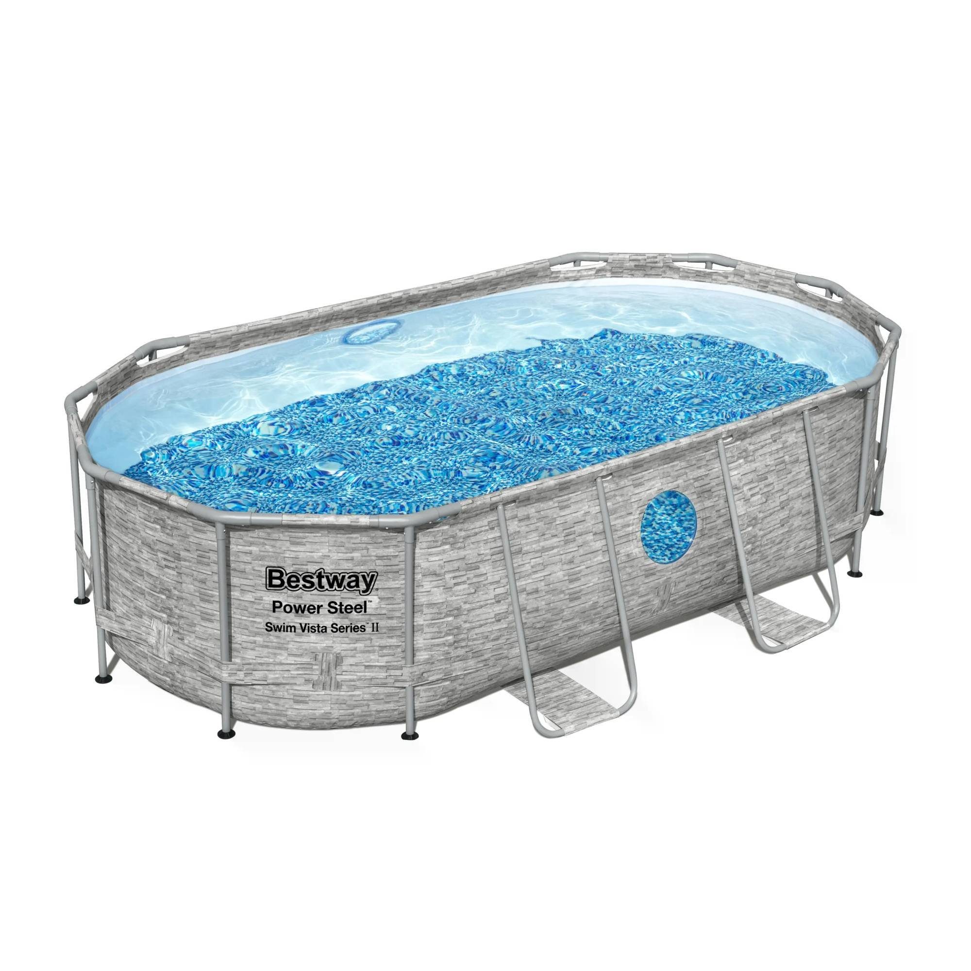 Framepool Bestway Power Steel Swim Vista - Frame Pool Komple