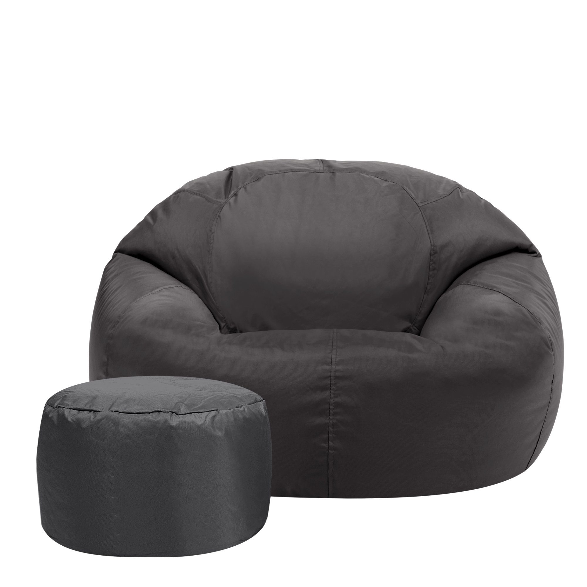 Klassischer grau Sitzsack mit Sitzsack Outdoor Sitzpouf Veeva