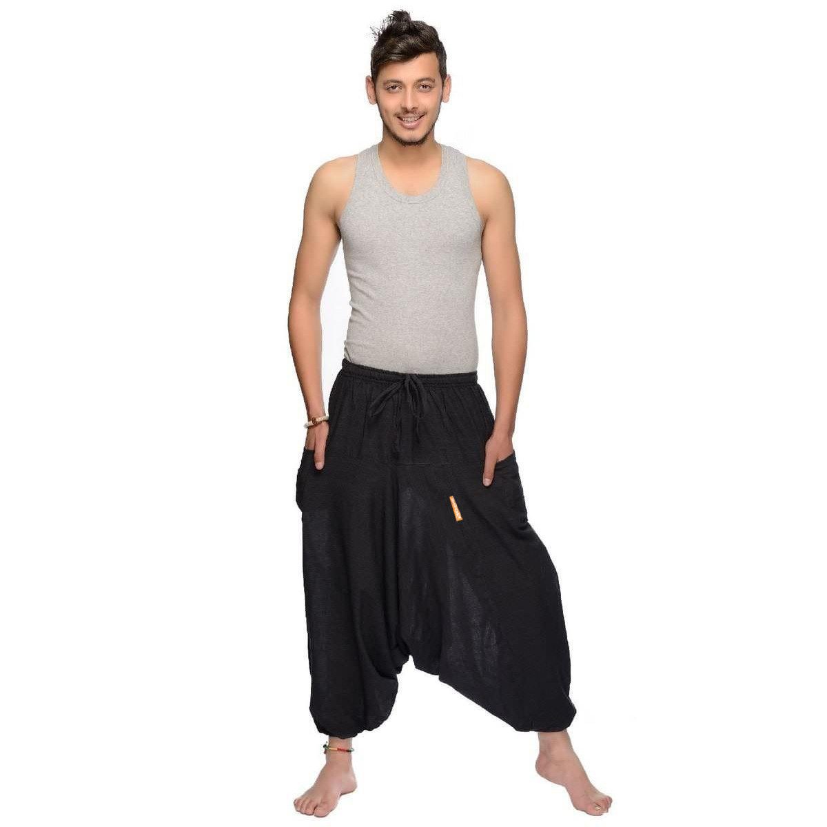 SIMANDRA Haremshose Singharaja Herren Freizeithose (1-tlg) mit elastischem Bund