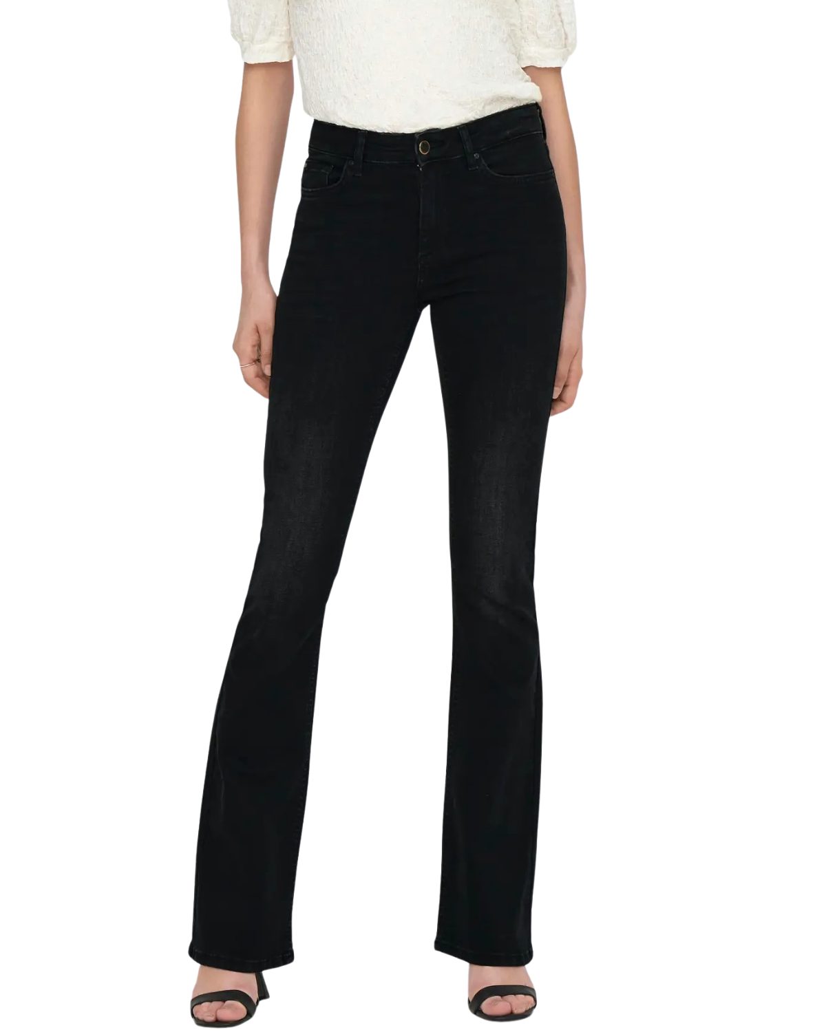 ONLY Schlagjeans Flared Fit Mid Waist Jeans günstig online kaufen