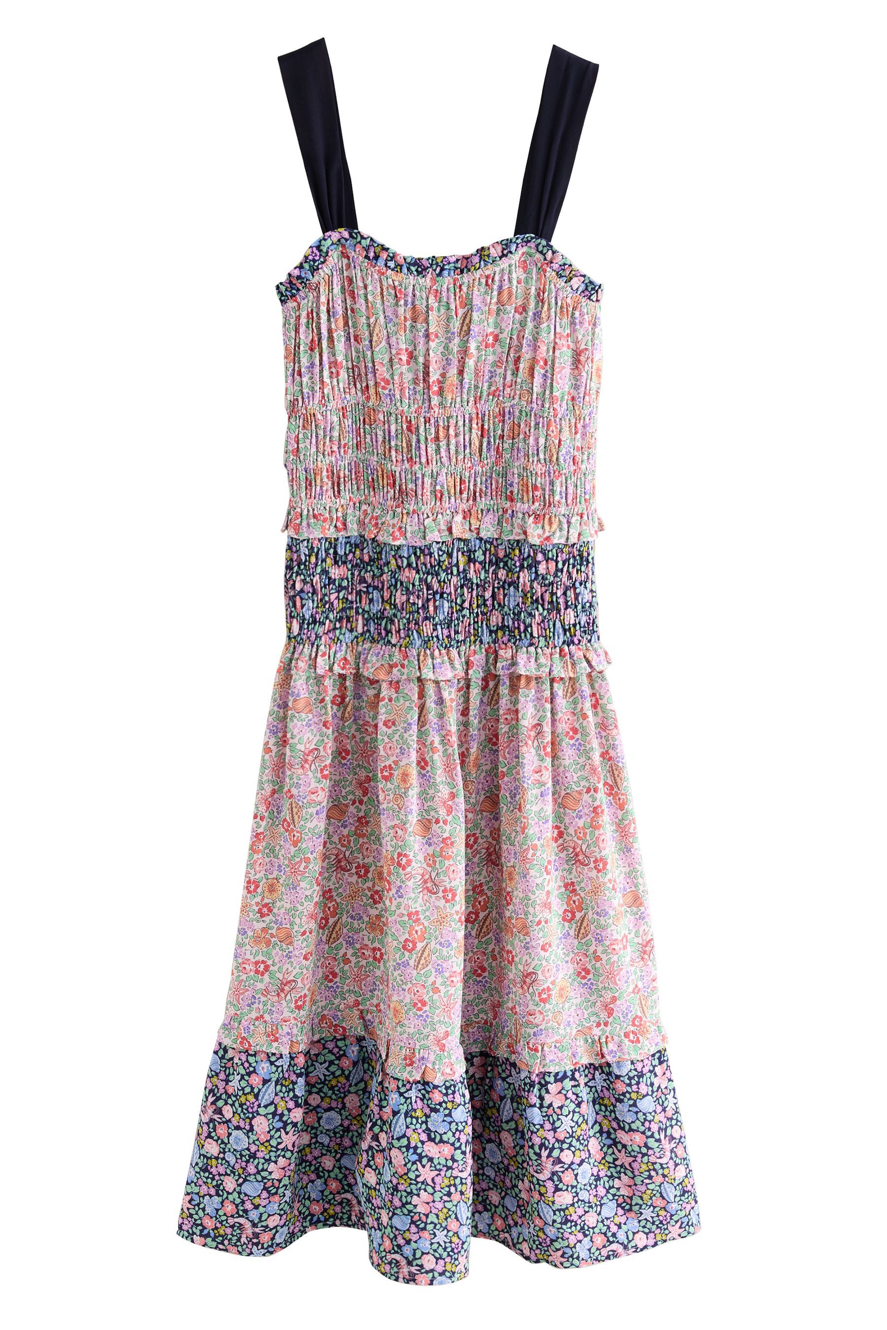 Midikleid Cath Kidston gerüschtes Midikleid aus Baumwolle
