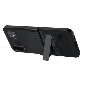 Wigento Handyhülle Für Samsung Galaxy Z Flip4 Handyhülle Schutz Cover Handy Tasche