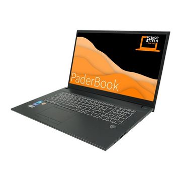 PaderBook Basic i77 Notebook (43,90 cm/17.3 Zoll, Intel Core i7 1255U, Iris Xe Graphics G7, 500 GB SSD, fertig installiert & aktiviert)