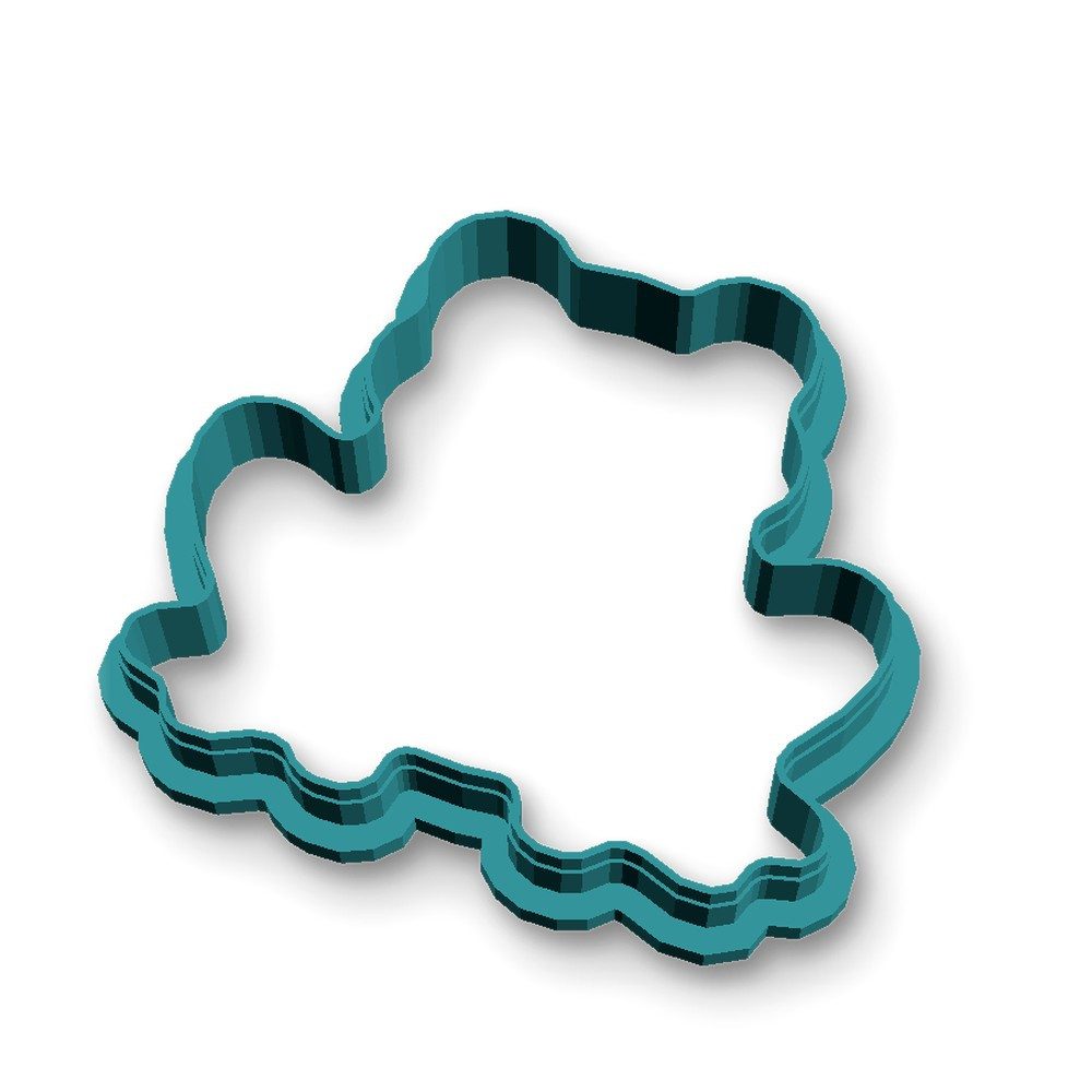 Ausstechform, Kunststoff, (Einzelteil, 1-St), Frosch, PETG, 83 mm