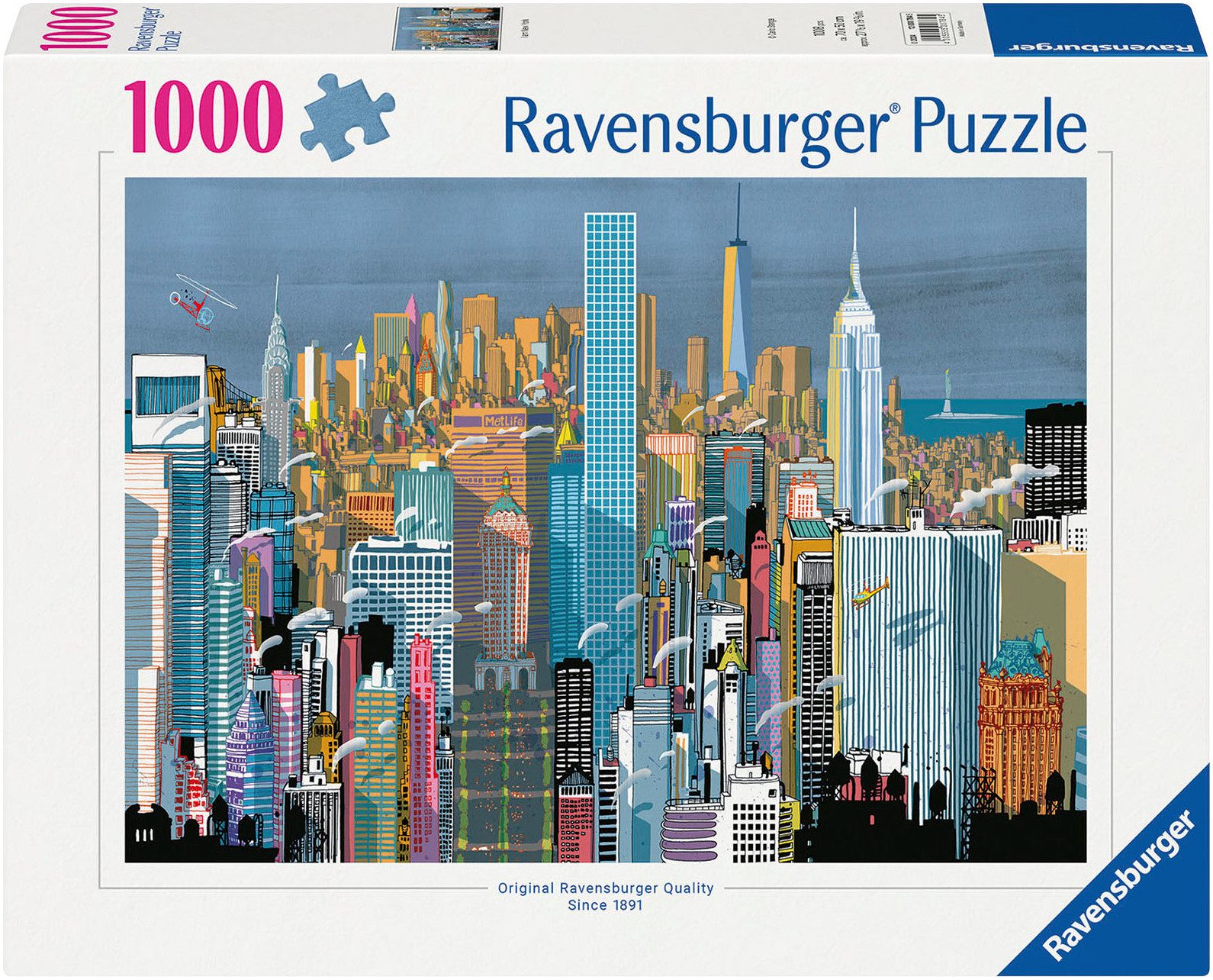 Ravensburger Puzzle I am New York, 1000 Puzzleteile, Made in Germany