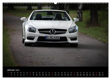 CALVENDO Wandkalender Mercedes-Benz SL 63 AMG (Premium, hochwertiger DIN A2 Wandkalender 2023, Kunstdruck in Hochglanz)