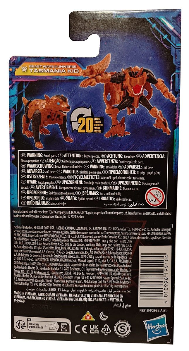 Transformers Actionfigur Transformers Legacy United Core Beast Wars II Universe Tasmania Figur