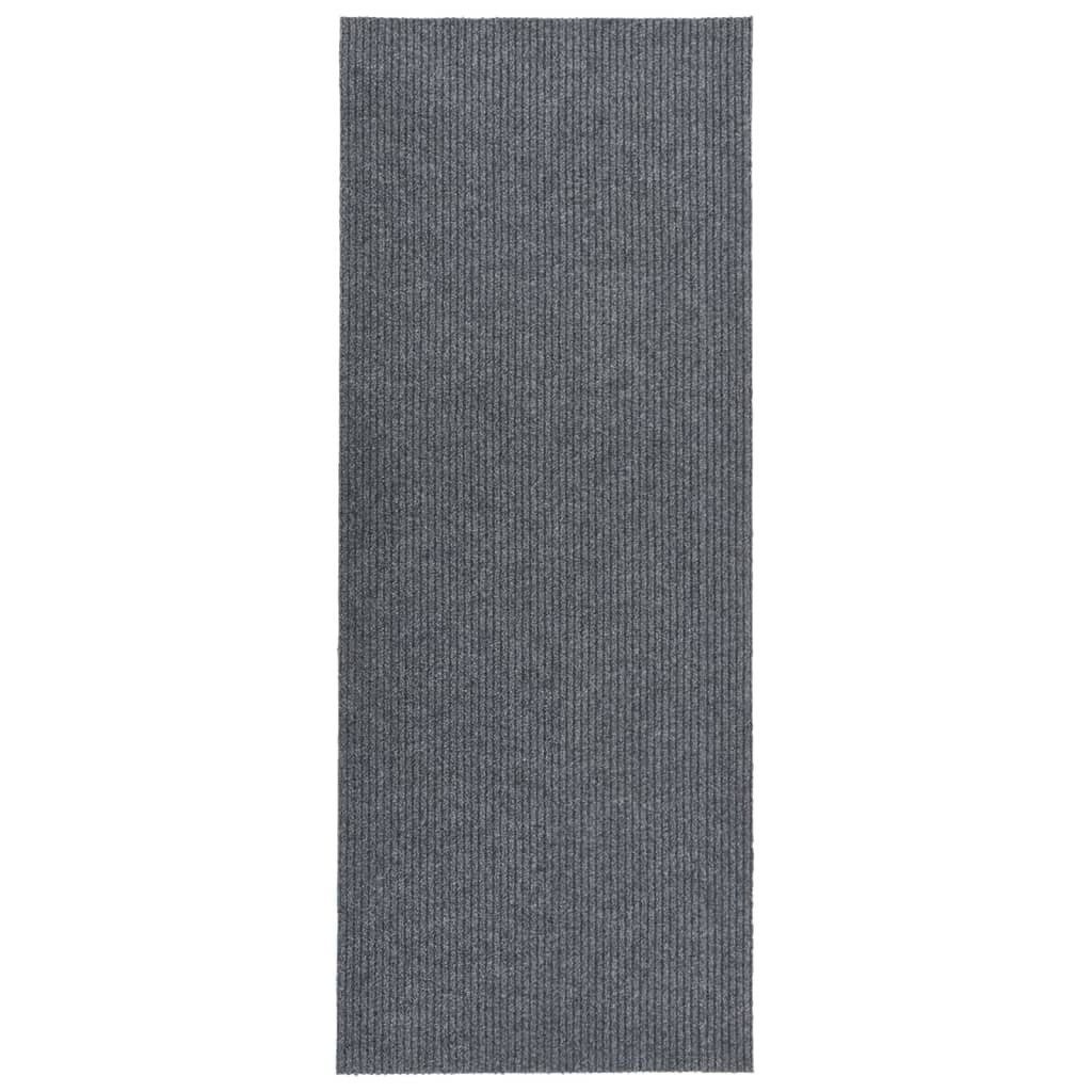 Teppich 100 x 300 cm Schmutzfangläufer Grau 100x300 cm