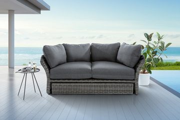 riess-ambiente Loungebett SEATTLE 195cm grau, Einzelartikel 1 Teile, Garten · Sonneninsel · Outdoor · drehbar